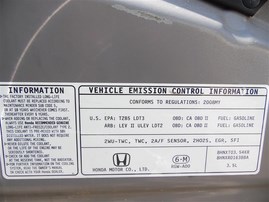 2009 Honda Odyssey EX-L Silver 3.5L AT 2WD #A23778